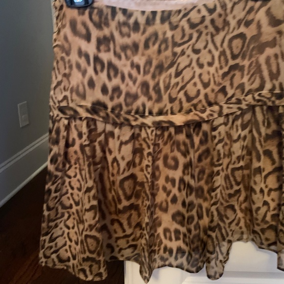 Express leopard sheer skirt - Picture 3 of 3